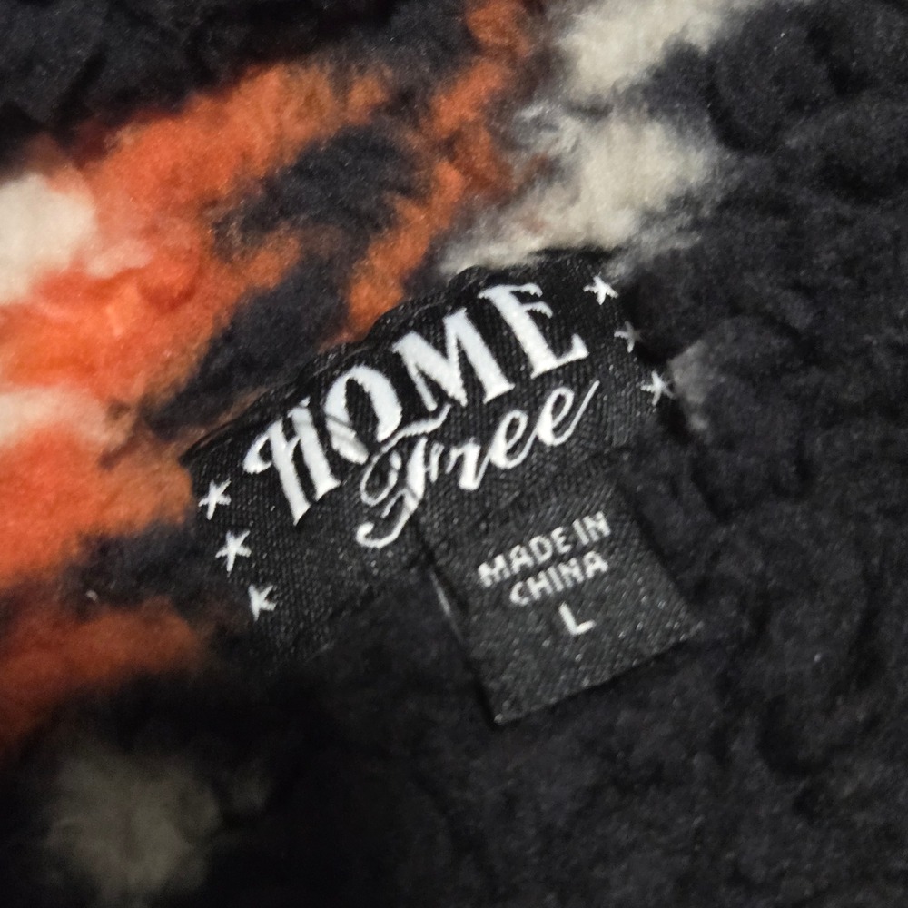 Home Free Texas Sherpa Fleece Pullover Size Large Aztec Geometric NWT - Picture 4 of 8